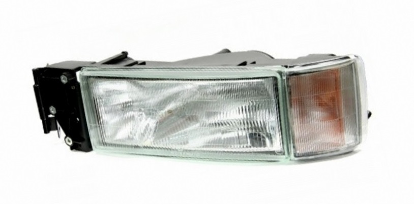 Left IVECO Eurotech,Eurostar 1991-2002 Truck Headlights with Turn Signal Headlamp Front Lights Manual Regulation