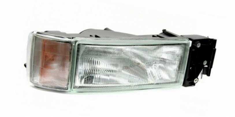 Right IVECO Eurotech,Eurostar 1991-2002 Truck Headlights with Turn Signal Headlamp Front Lights Manual Regulation