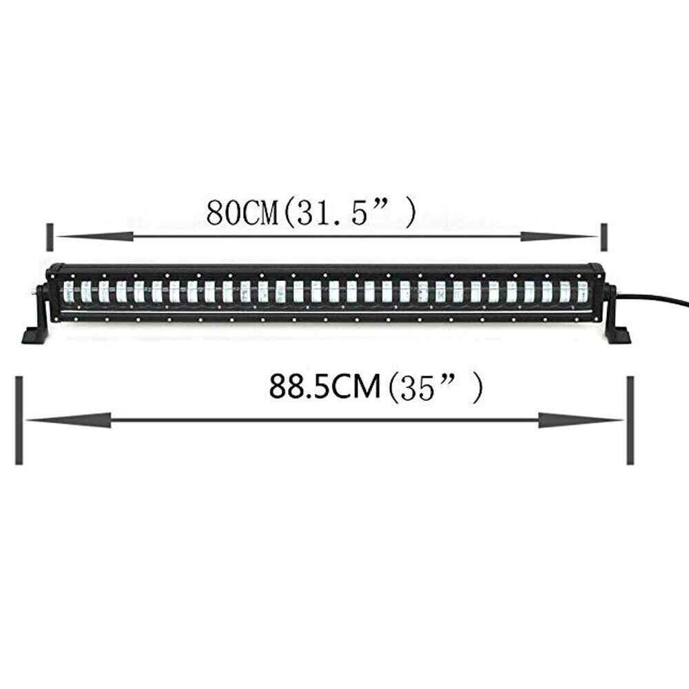 LED BAR Lumini Proiector Lampa de lucru 88.5cm Hi/Lo 192O0Lm 240W 10-30v Auto SUV Off Road 