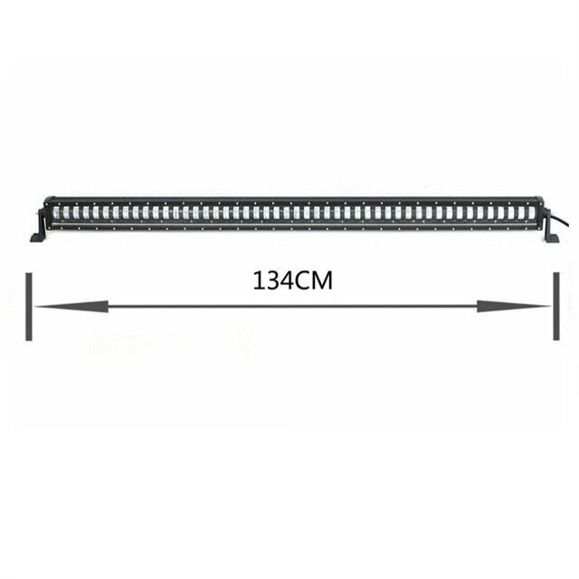 9D LED BAR Luces de trabajo 134cm Hi/Lo 30720Lm 384W 10-30V Luz de trabajo Luz de inundación Auto Coche SUV 