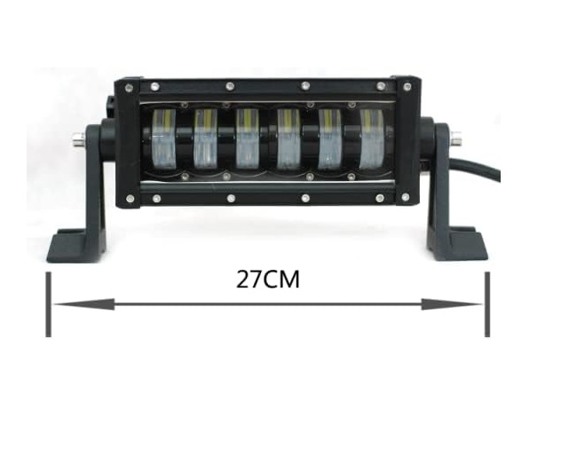 9D LED BAR Luces de trabajo 27cm Hi/Lo 3840Lm 48W 10-30V Luz de trabajo Luz de inundación Auto Coche SUV 