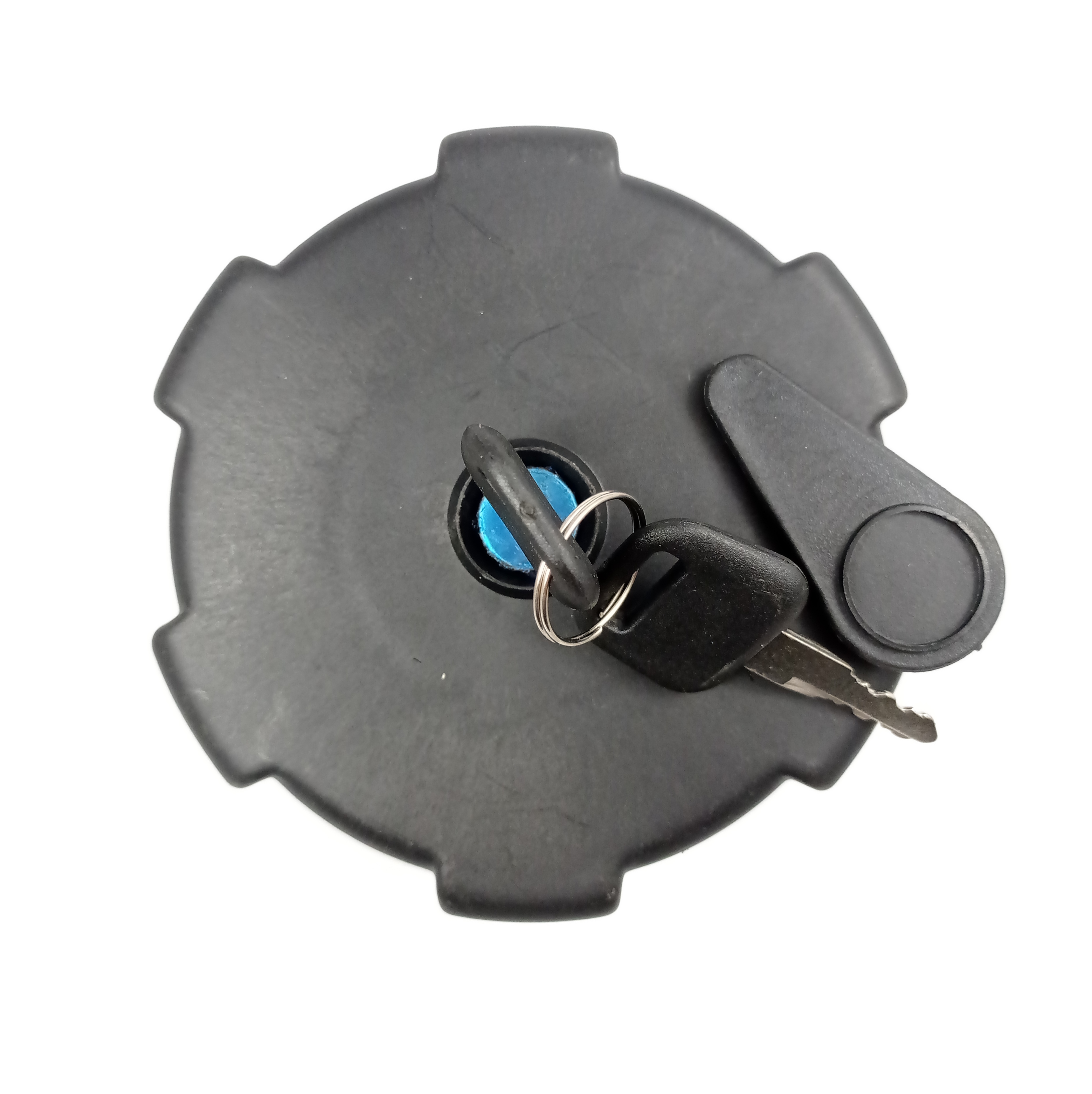 Fuel tank cap for trucks with 2 keys,black,Locking,Diesel Universal 76mm