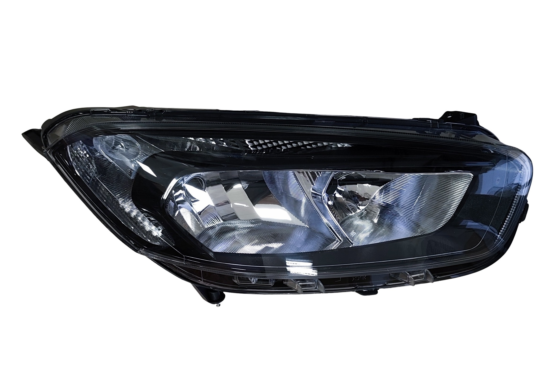 Derecho Ford Transit Courier 2018+ Negro Faro Luces Delantero Electrico con Motor 