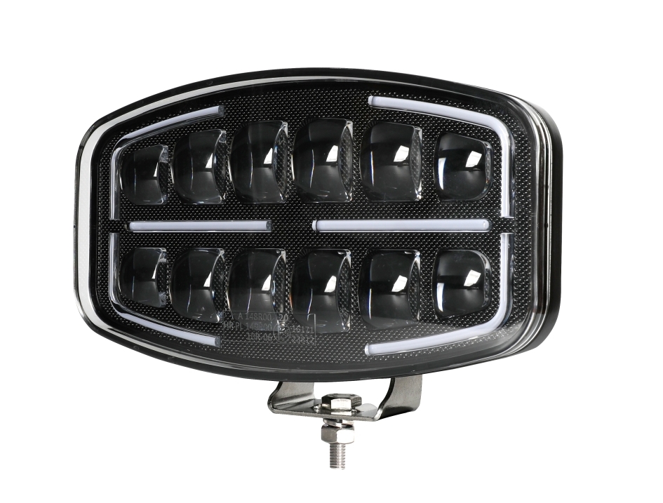 LED Arbetsbelysning Extraljus 12V 24V för SUV 4x4 Traktor Bil DRL Ljus Vit/Gul