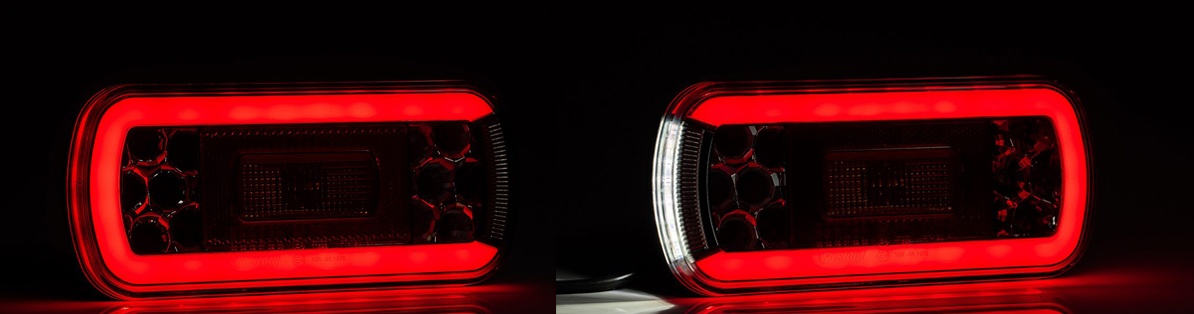 Pkw Lkw LED Anhänger Rückleuchten Lampe mit der Steckdose 12V 24V E9