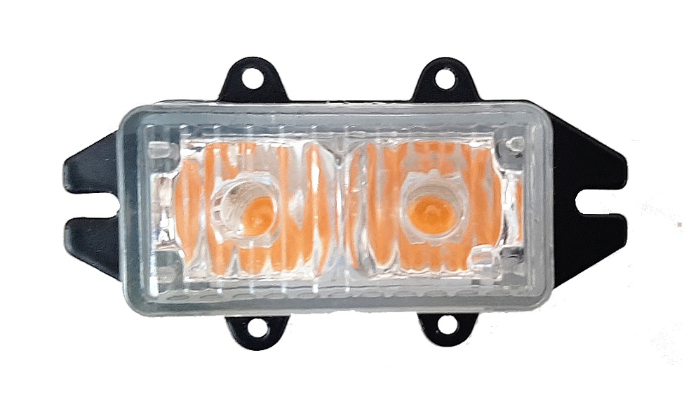 8 x 2 Led 12v Warning Light Front Flashing Strobe 20 modes Orange Truck Car 