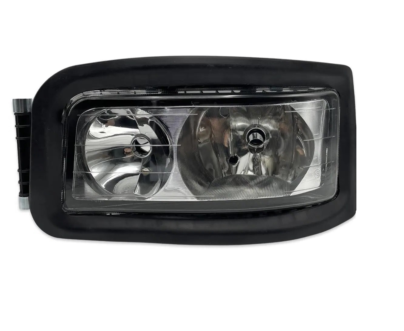 Left MAN TGL TGM TGA TGS LE2000 Truck Headlights Headlamp Front Lights with Manual Regulation Rubber frame