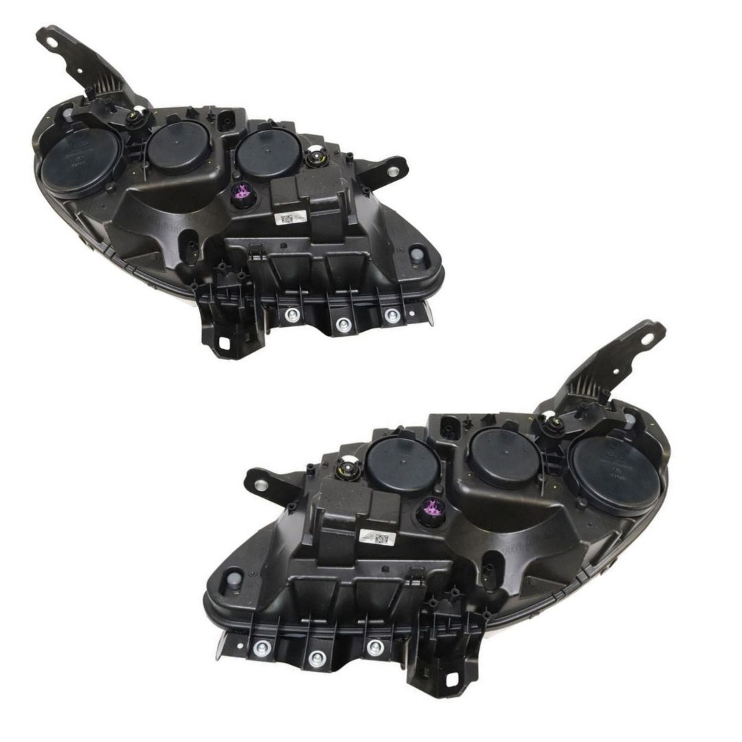 Set Fiat Doblo 2015,2016,2017,2018,2019,2020,2021,2022,2023,2024 Strålkastare Framljus Elektrisk med Motor Höger Vänster Lampa