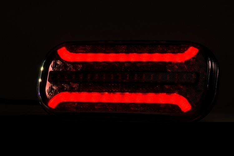 LED Dynamic Bakljus Baklampa Tilhenger lastebil 12v 24v