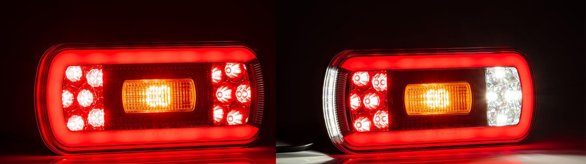 2 x LED Lampa Lumini Spate Pentru Camion Remorca cu Priza 12v 24v E9