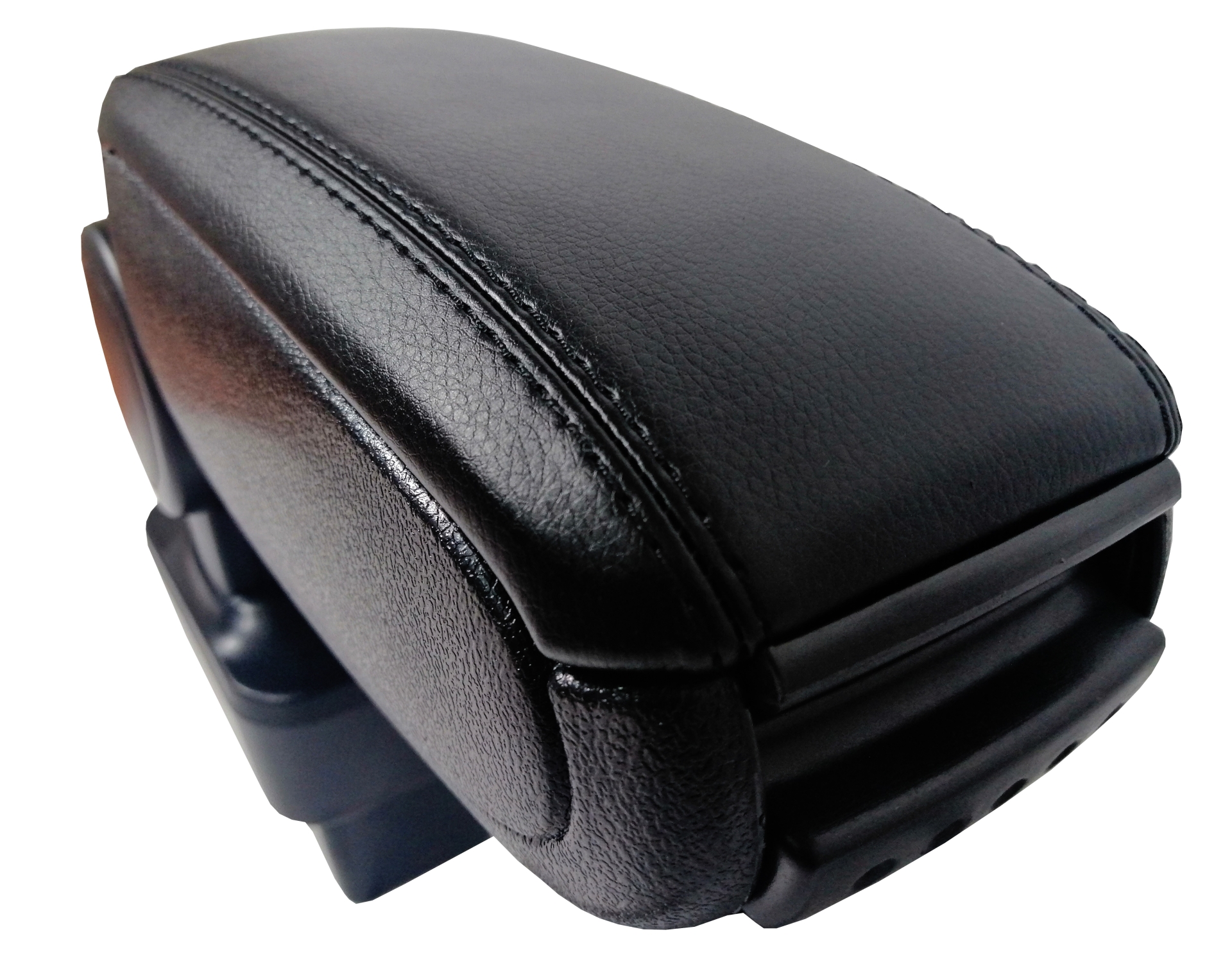 Dacia Duster I 2010-2015, Nissan Terrano III 2014-2018 Reposabrazos Central Apoyabrazos para Coches Negro Cuero