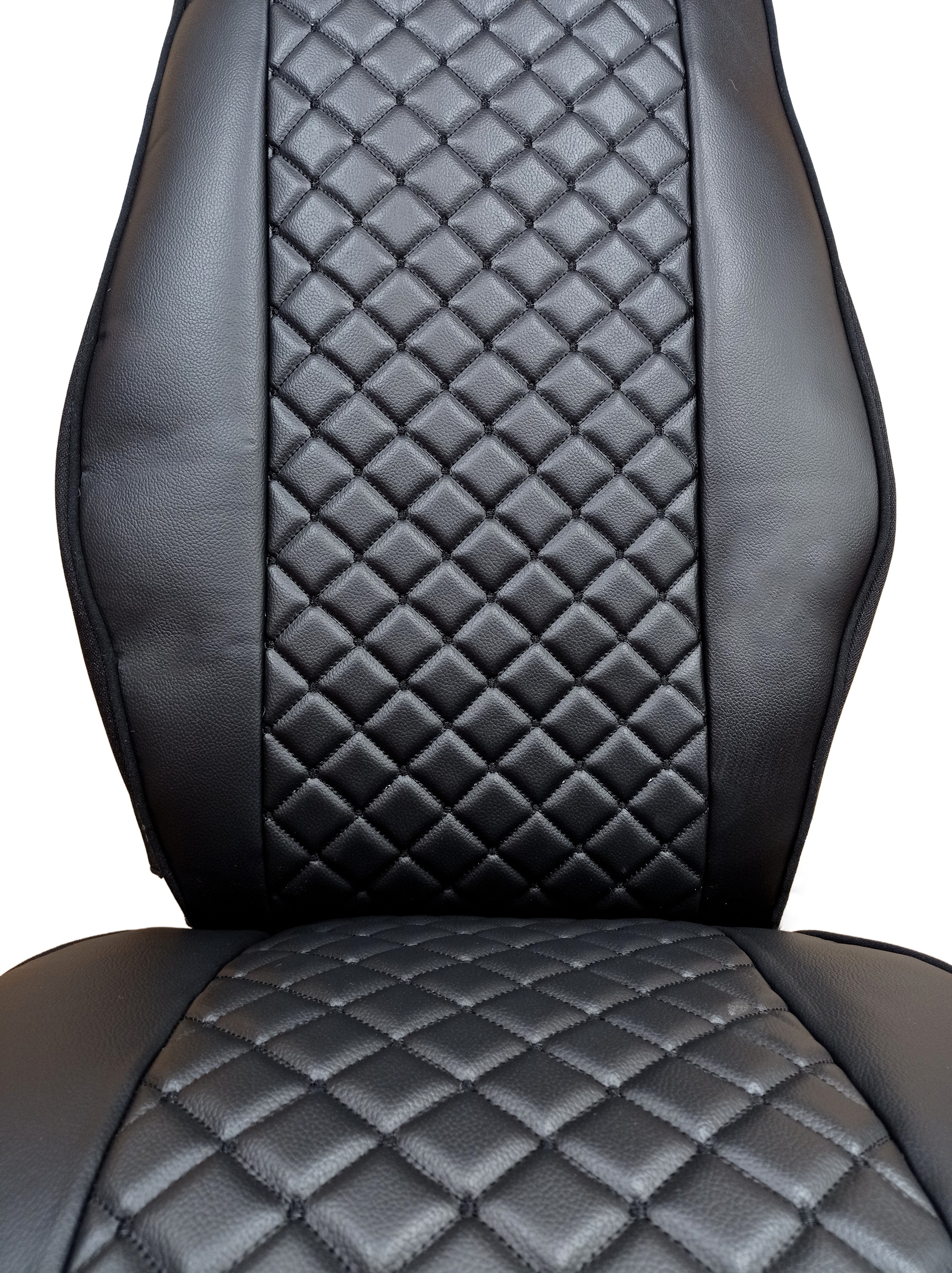 Seat covers for Volvo FH EURO 5 2006-2015 Truck Black Leather LHD RHD