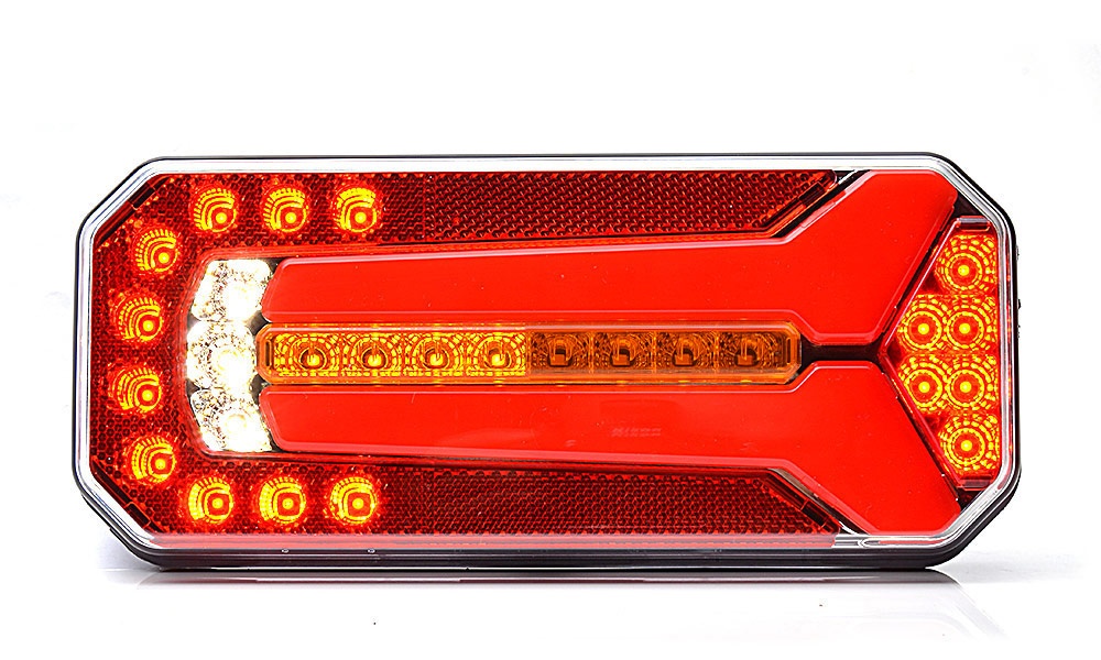 LED Dynamic Lampe Baklykt Tilhenger Lastebil 12v 24v E20