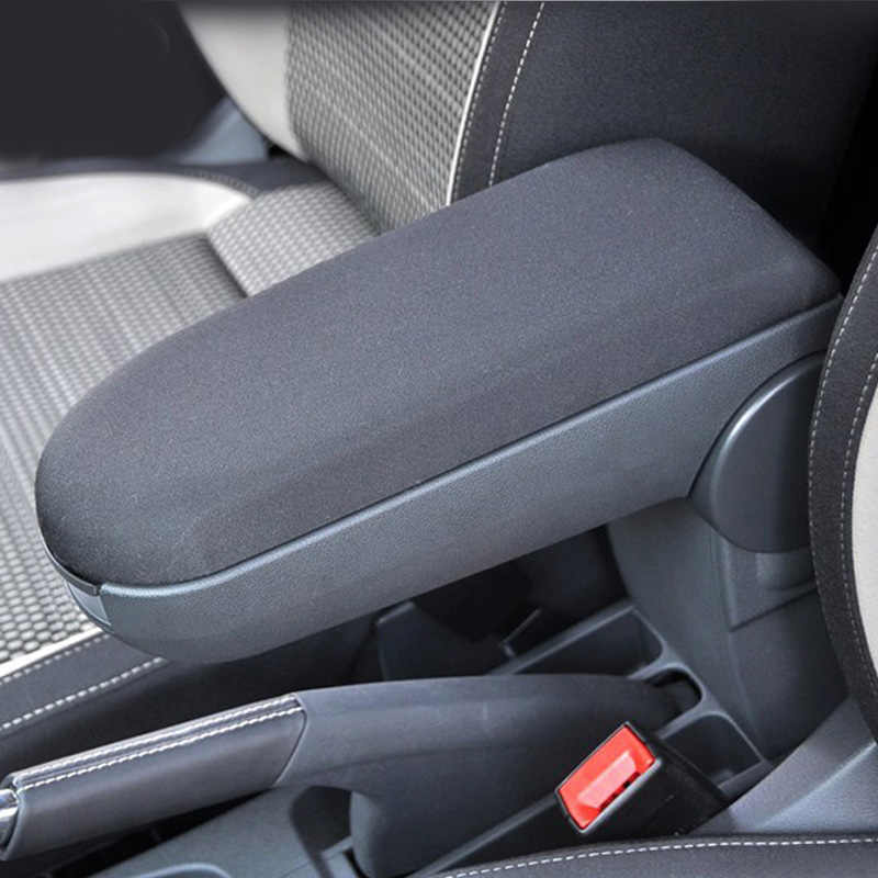 Volkswagen Polo,Vento 2010-2017 Armlehne Mittelarmlehne Mittelkonsole PKW Auto Schwarz Textil