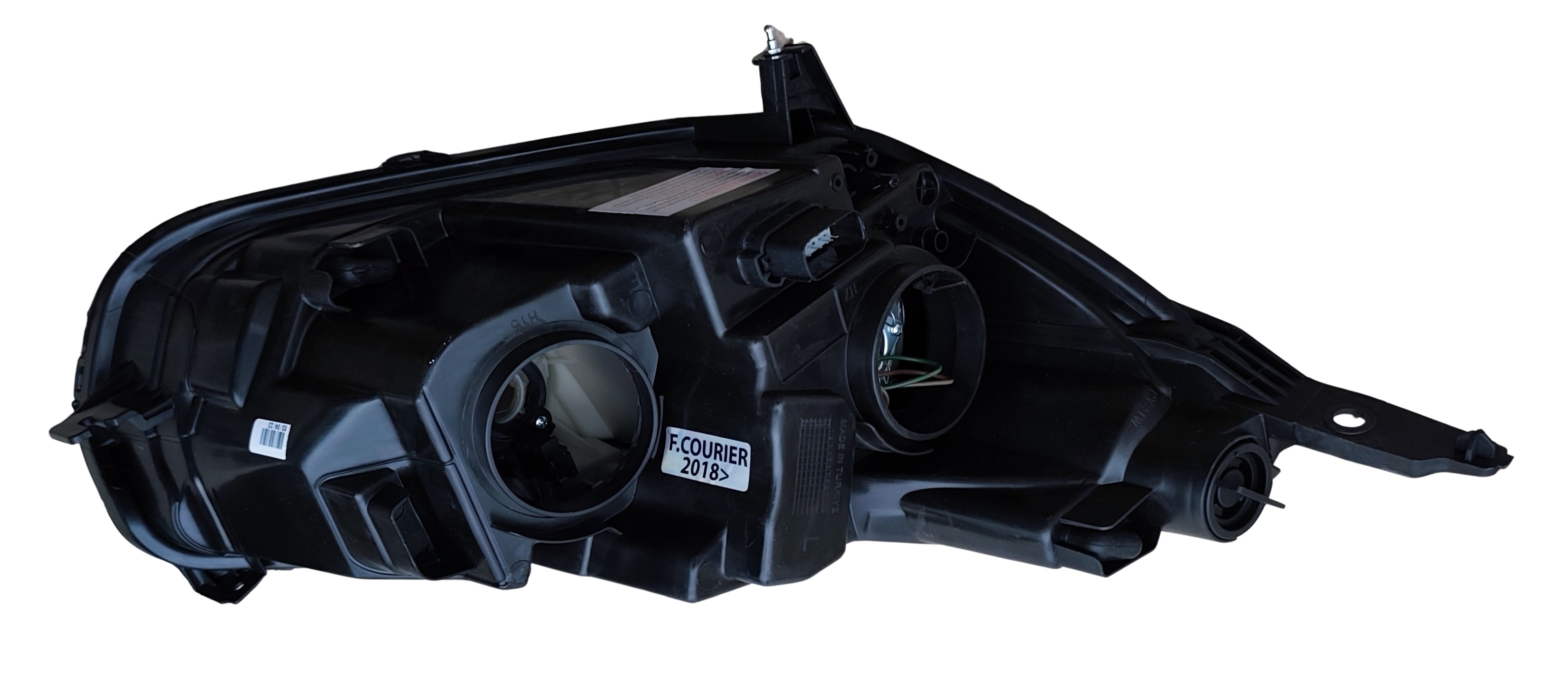 Stanga Ford Transit Courier 2018+ Negru Faruri Electric cu Motor Microbuze Lampa