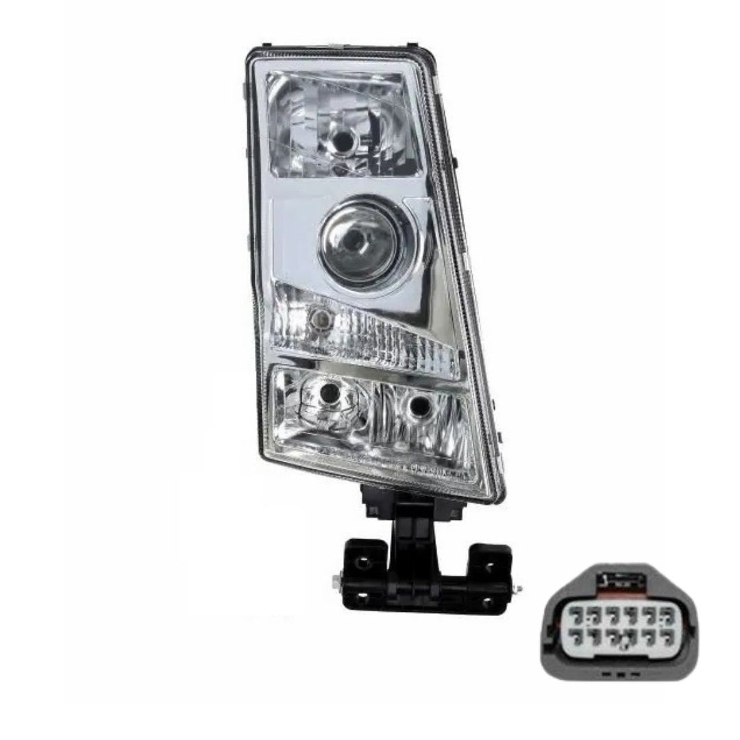 Derecho VOLVO FH2-FM2 2003-2008 Camion Faro Luces Delantero con Enchufe Zocalo