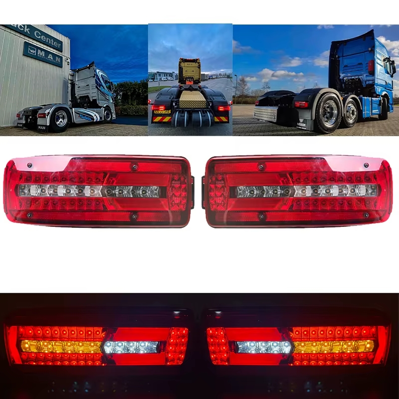 2 x LED Lkw Anhänger Rückleuchten Heckleuchten links rechts für MAN TGX TGA TGL TGM TGR 24V