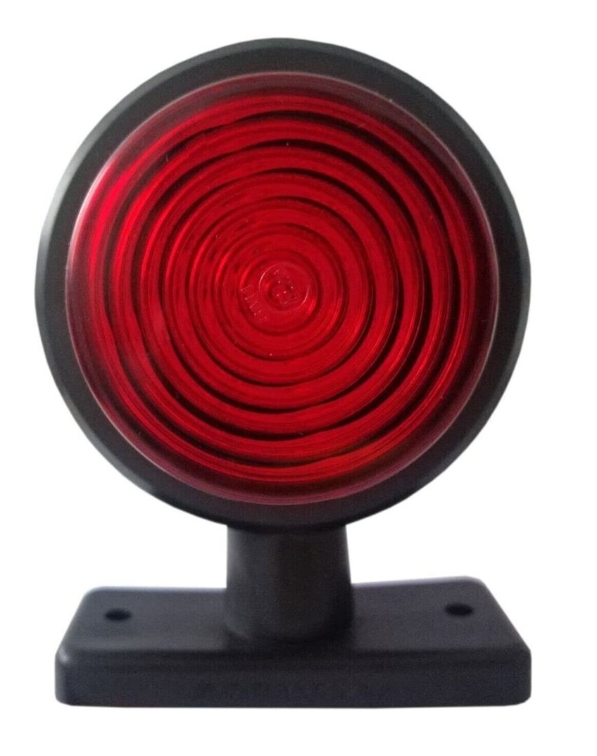 2 x Led Position Lights Clearance Lamp Marker Indicator Truck Trailer Red Orange Lorry 12V