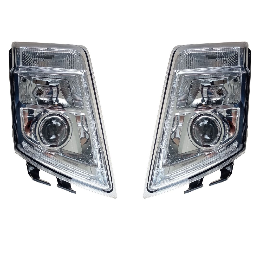 Set VOLVO FH3,FM2,MP3 2008-2014 Truck DRL Headlights Headlamp Front Lights Right Left with Motor