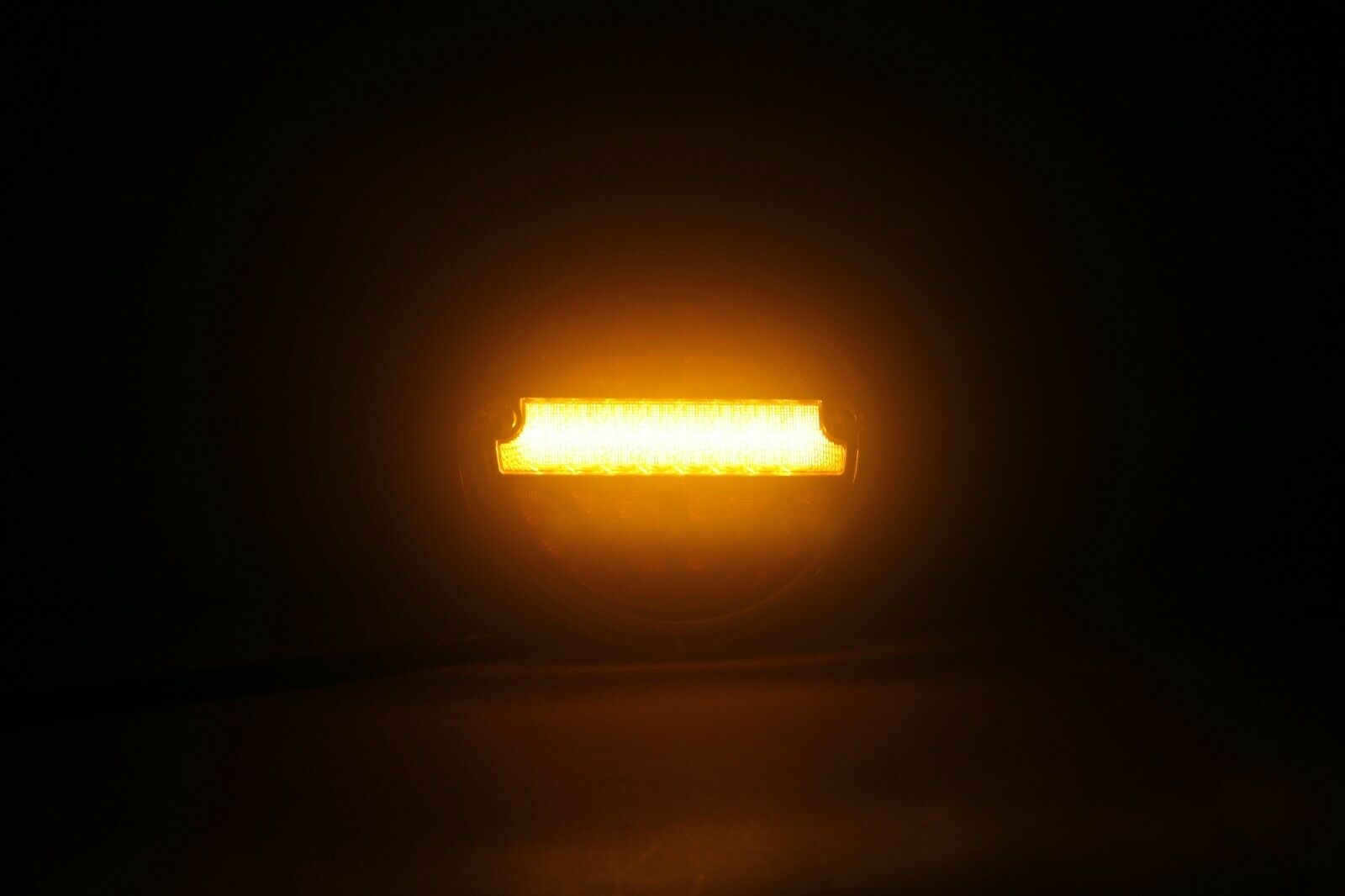 2 x Led Lampa spate runda Neon Dynamic pentru camion remorcă 139mm 12v 24v