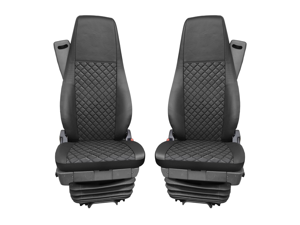 Huse Scaune pentru SCANIA R 2006-2020 Camioane Negru Piele