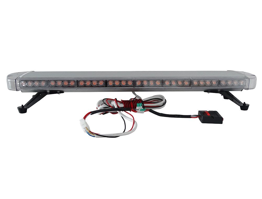 72 LED 96.5cm Lumină de Stroboscopica Lampa Girofar Avertizare Galben 12V 24V 72W 10 moduri intermitent