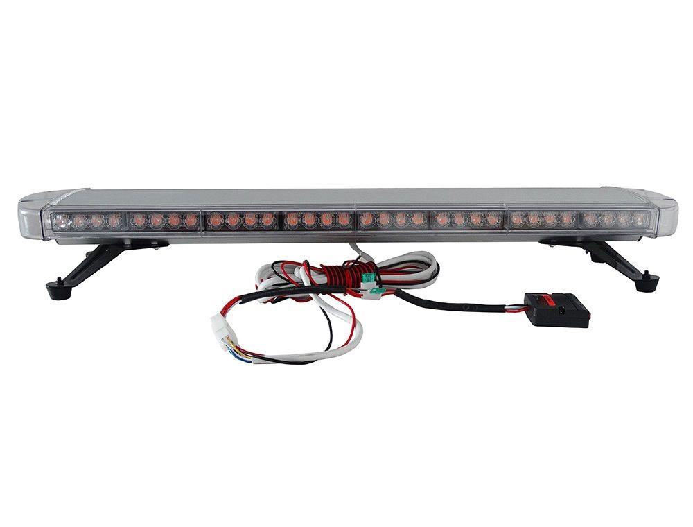 72 LED 96.5cm BAR Luces de Advertencia Estroboscopicas Luz Intermitente Lampara para Camion Ambar 12V 24V 72W  15 modos intermitentes