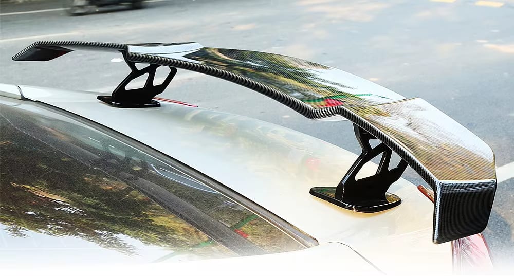 Spoiler Universal Carbon Look Rear Trunk Wing Lid Trunk Car