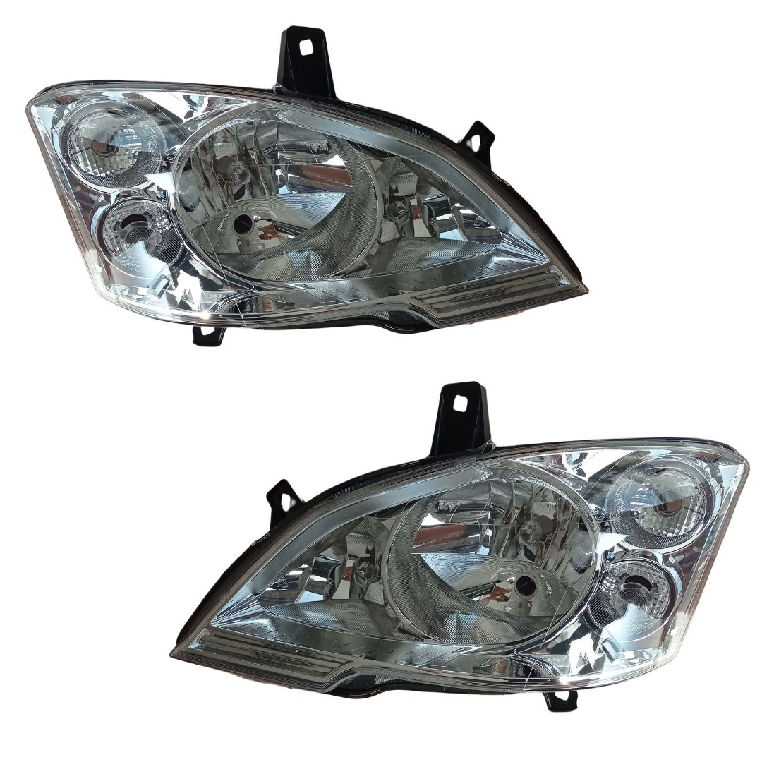 2 x Mercedes Vito Viano 2010-2015 W639 Headlights Headlamp Front Lights Right Left