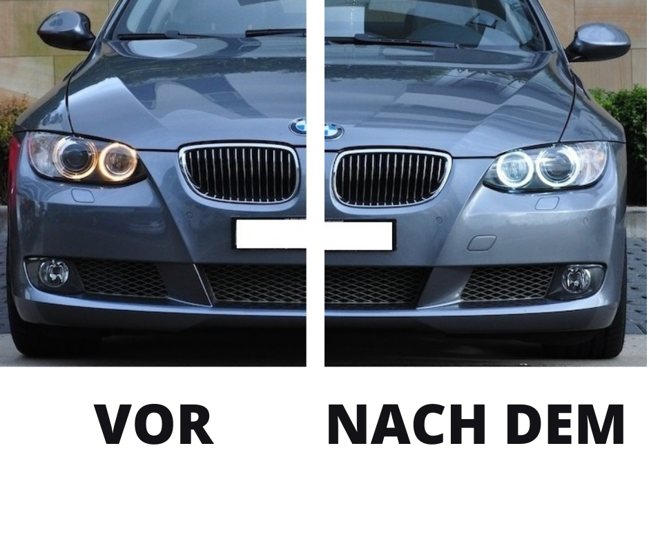 2 x BMW E90 E91 LED Angel Eyes Marker 40W Weiß Scheinwerfer 2005-2009