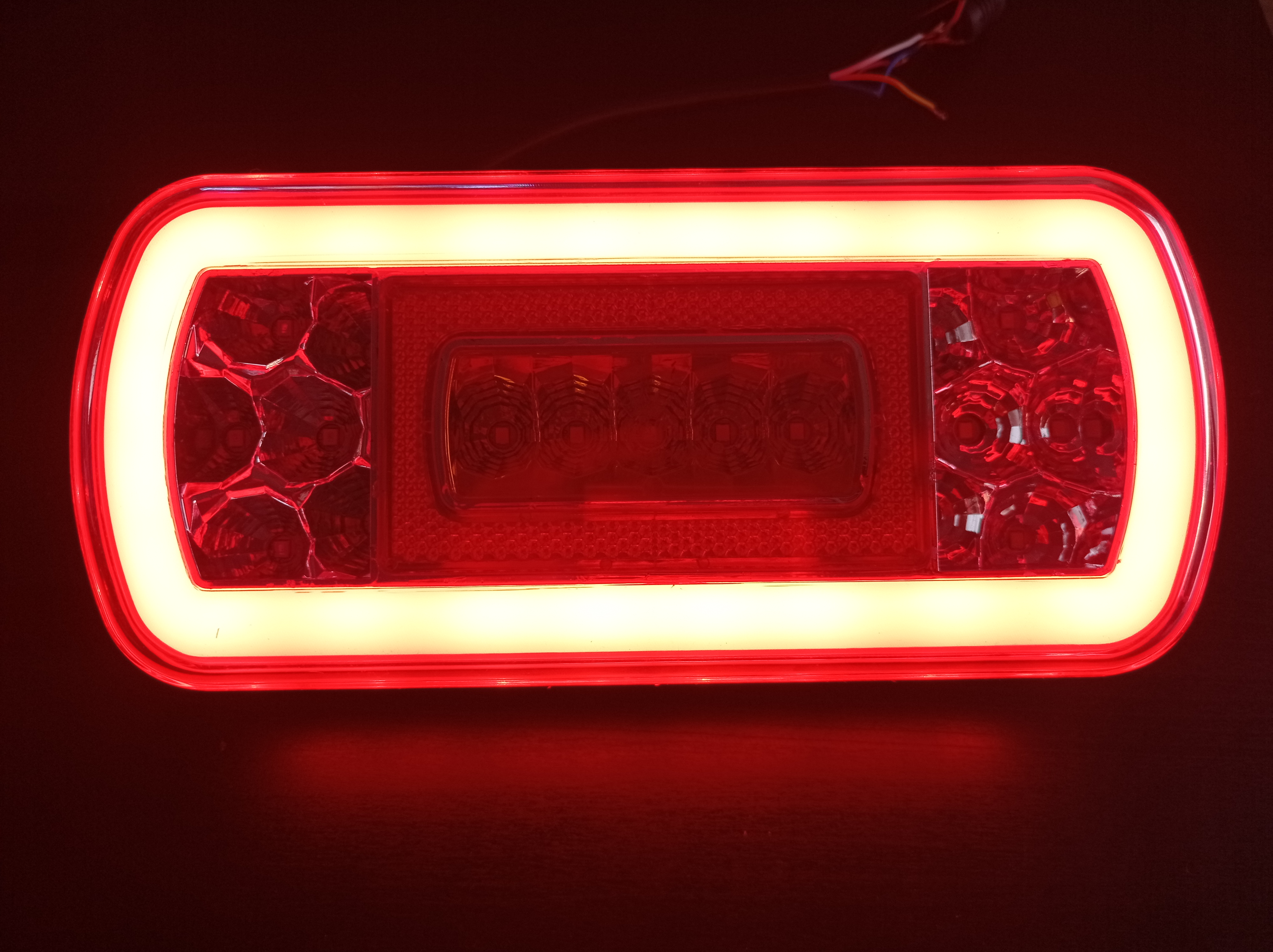 LED Rear Tail Reverce Light Lamp Trailer Truck Caravan Bus Van 12v