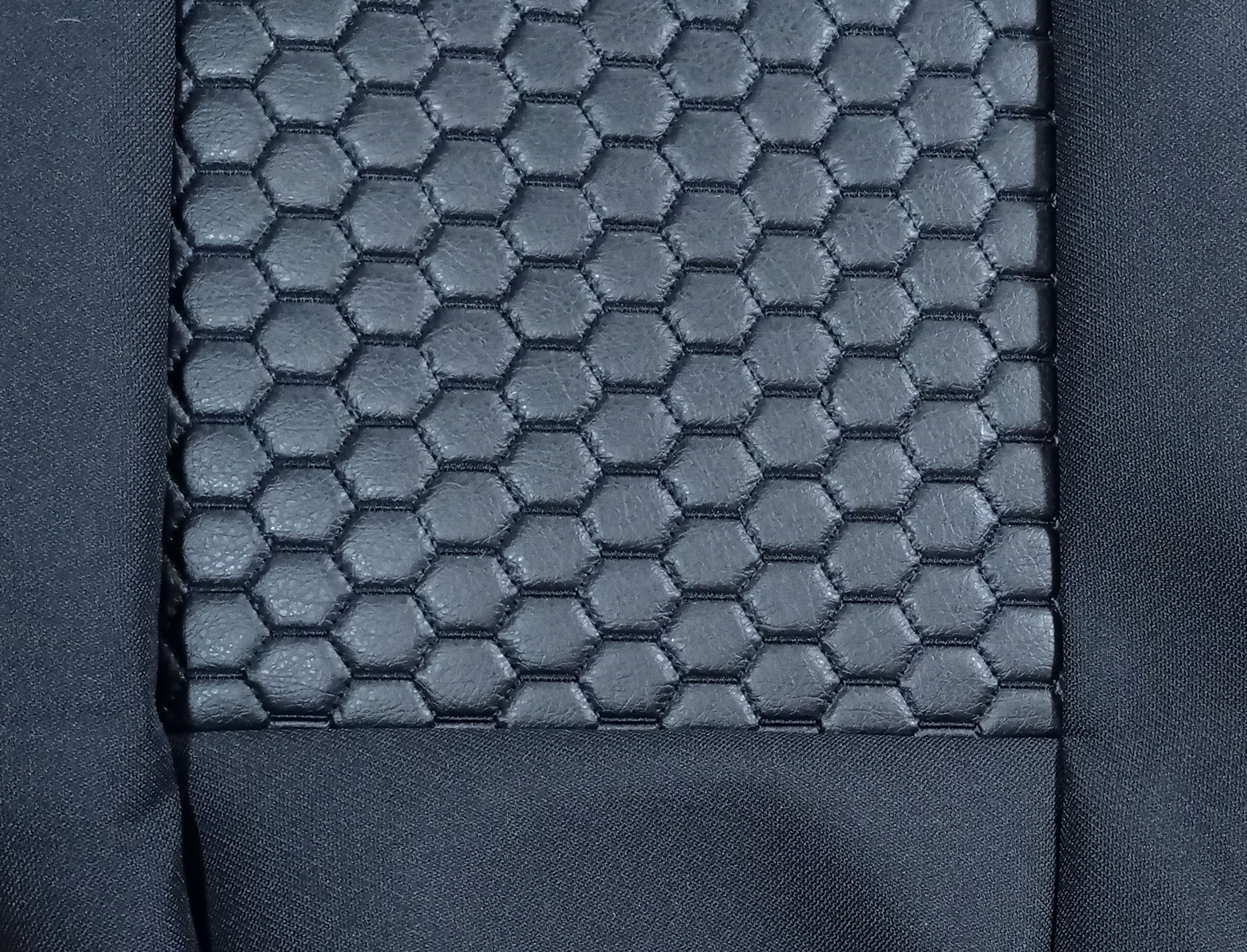 Seat covers for VW TRANSPORTER T5 Van Black Leather