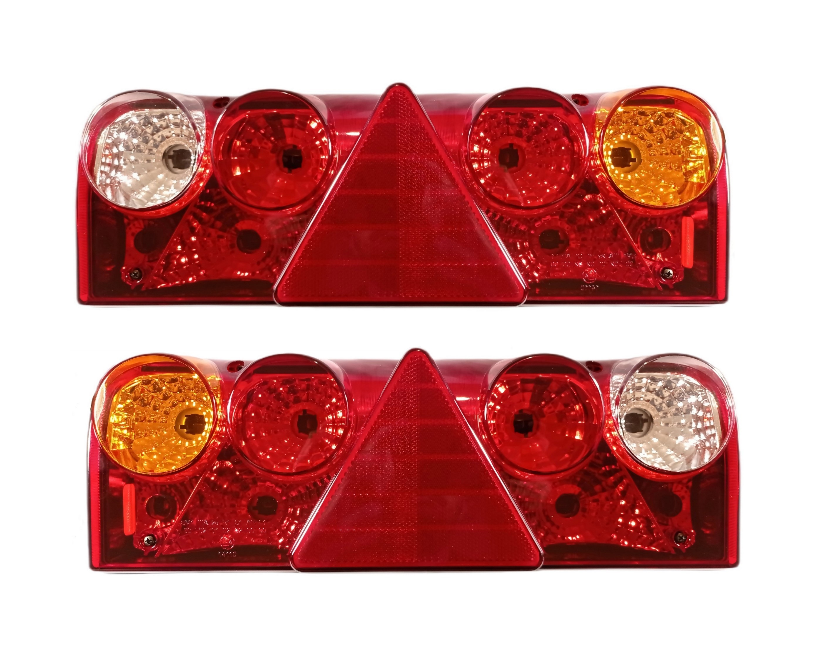 2 x Tail Rear Trailer Light Left Right Krone E4 24v