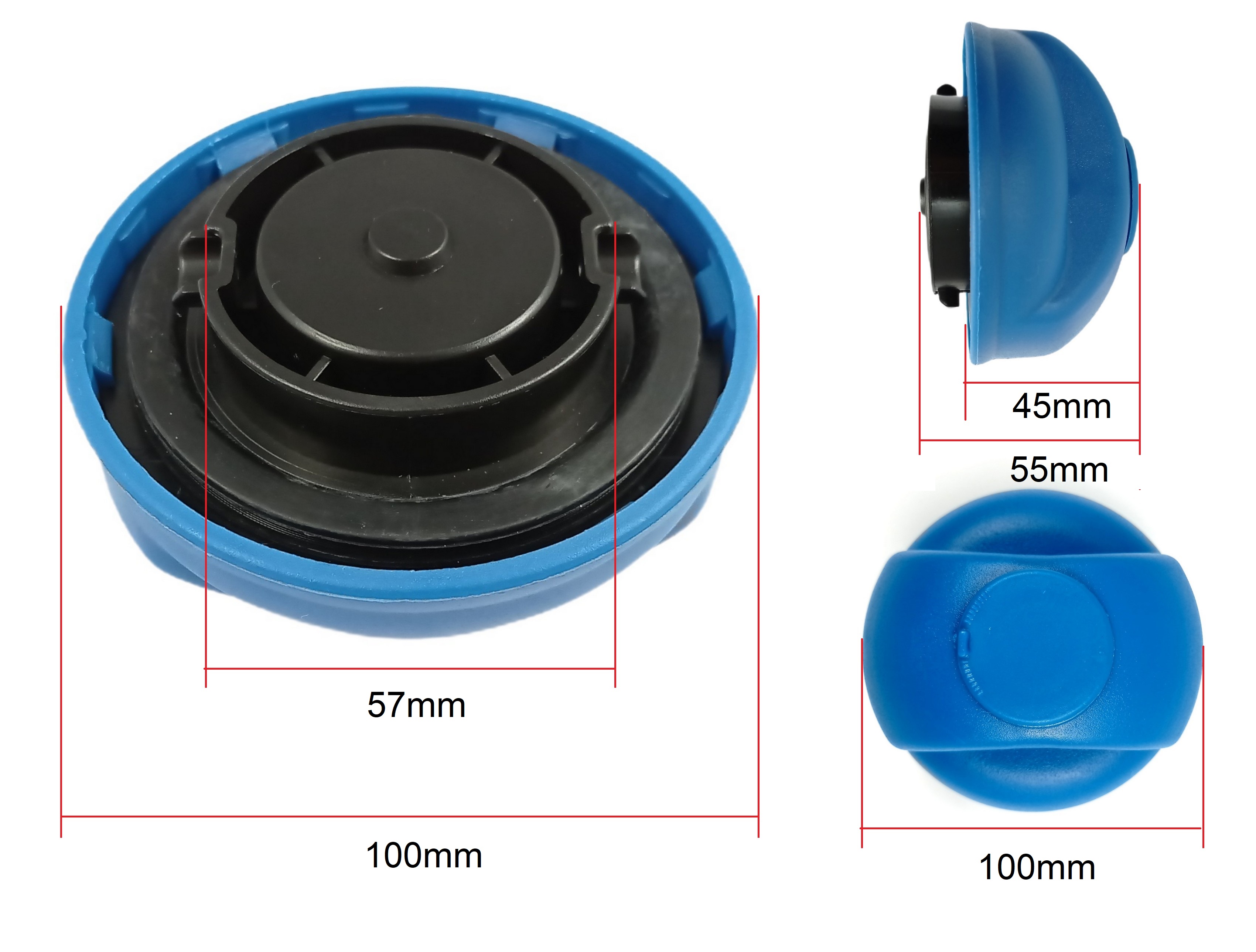 ADBLUE 60mm Fuel tank cap with 2 keys Locking Truck Lorry MAN IVECO