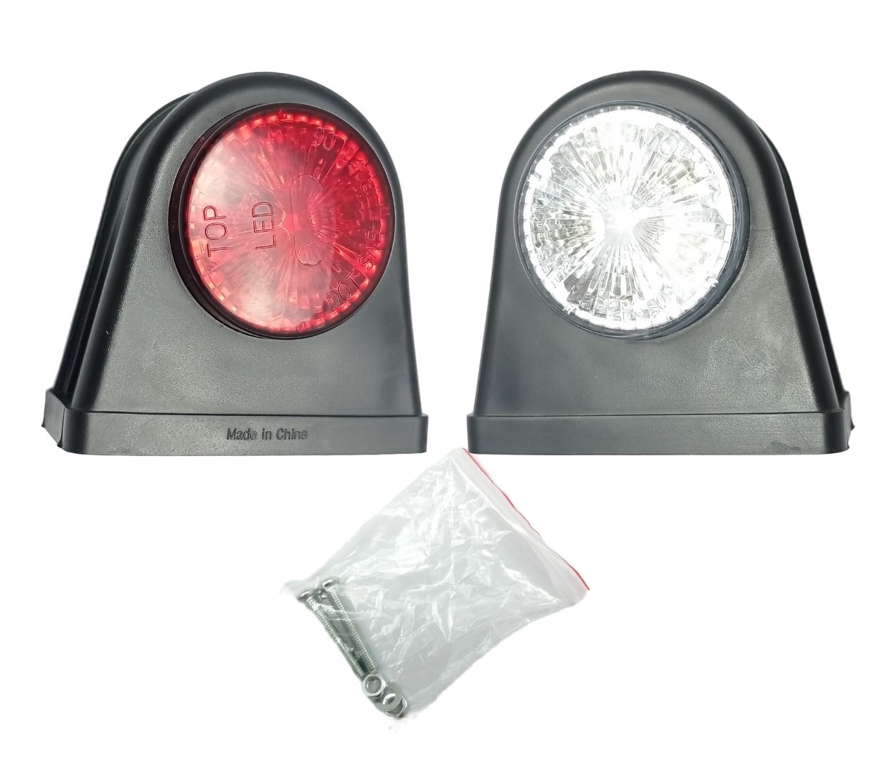 2 x 10 LED 12V 24V Marker Clearance Outline Light for Trailer Truck 