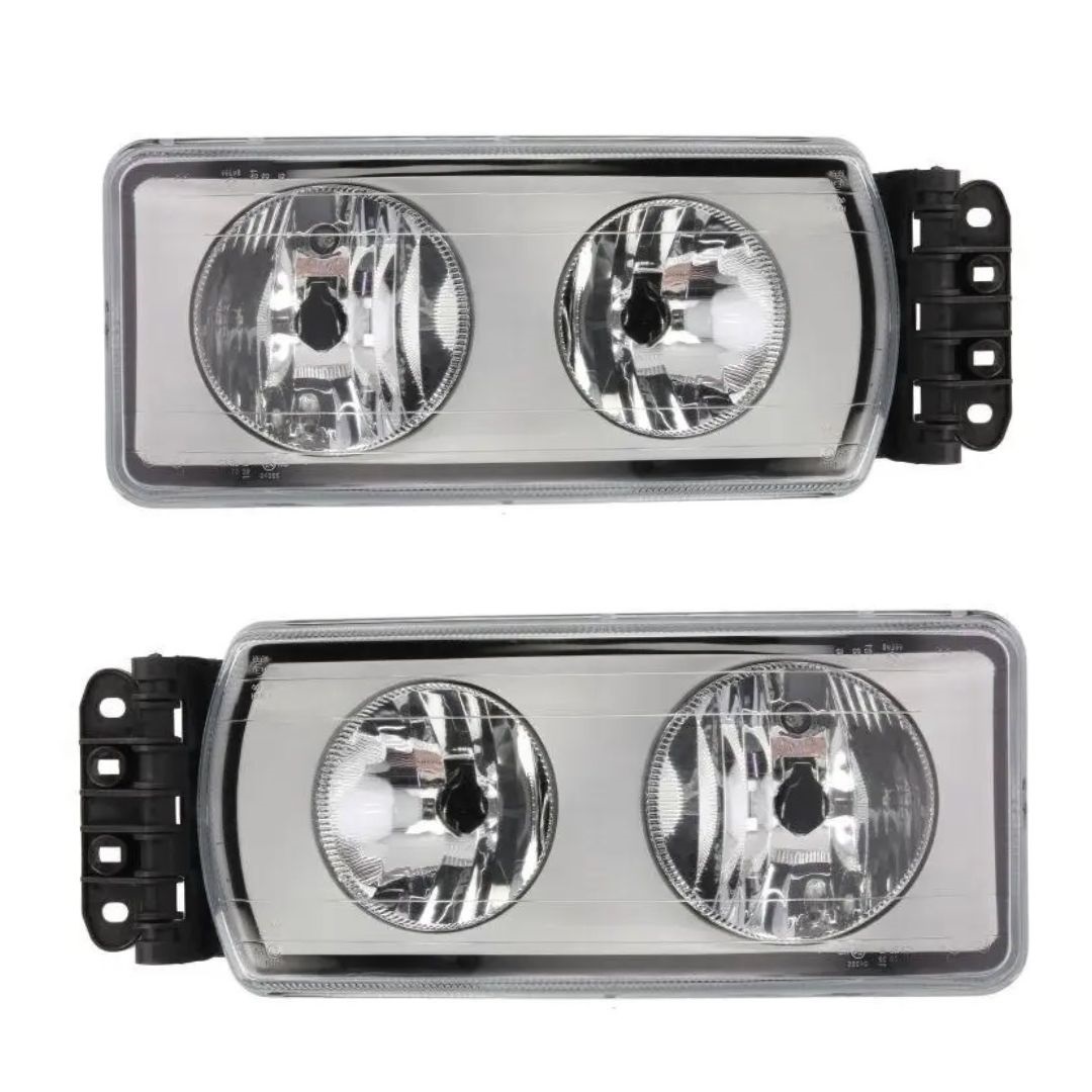 Set Right Left IVECO EuroCargo,IVECO Stralis Truck Headlights Headlamp Front Lights Manual Regulation 2003-2007