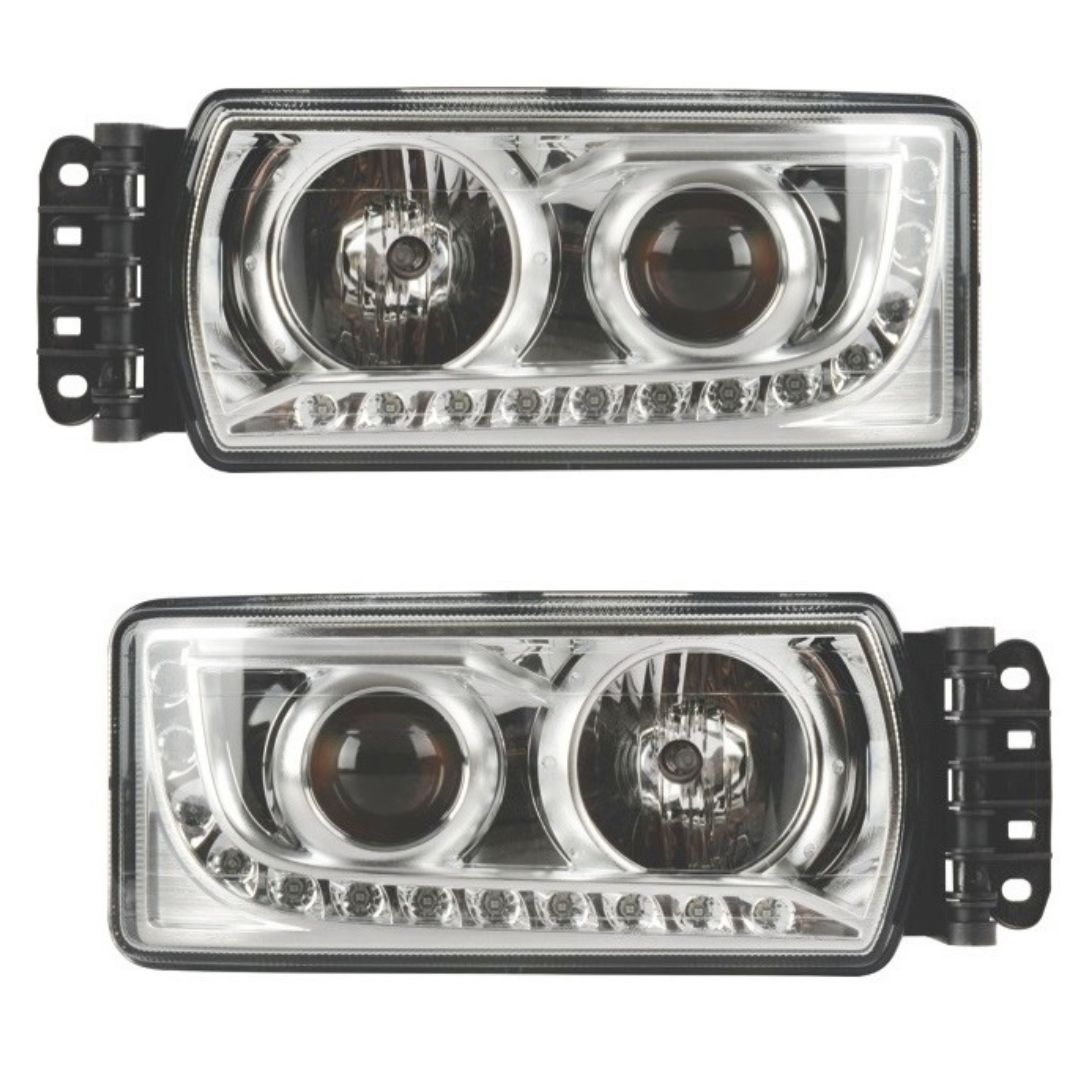 Set Right Left IVECO Stralis 2013+ Truck Headlights Headlamp Front Lights Manual Regulation 