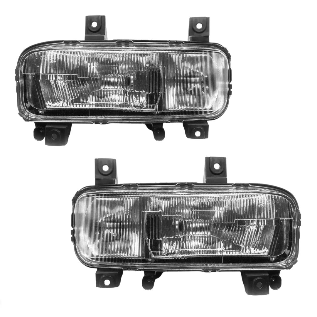 Set Right Left MERCEDES ATEGO 1,2,3 Truck Headlights Headlamp Front Lights Manual Regulation