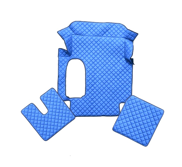 MAN TGA Automatic Blue Leather Floor Mats Truck Lorry 