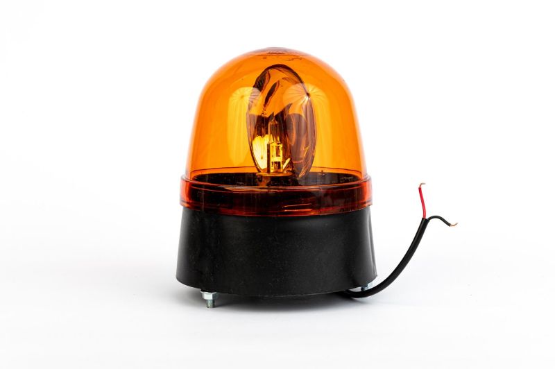 Bulb lamp H1 Warning Light Beacon Flashing Strobe Amber 146mm 24V