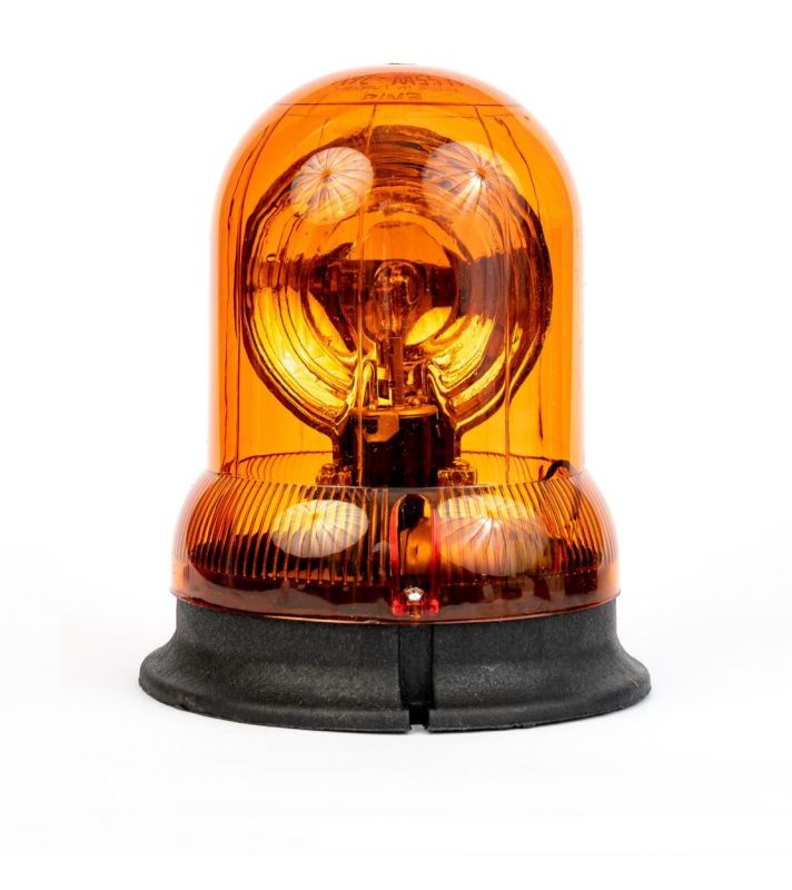 Bulb lamp H1 Warning Light Beacon Flashing Strobe Amber ,Ø 148mm 12/24V