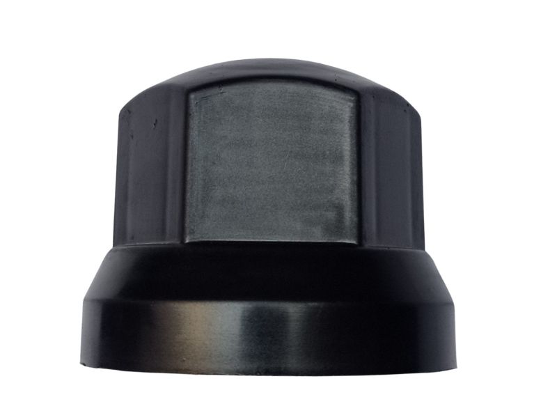 Tuerca de Rueda Tapas del Perno de llanta Plástico Camion Remolque ABS Negro 33mm