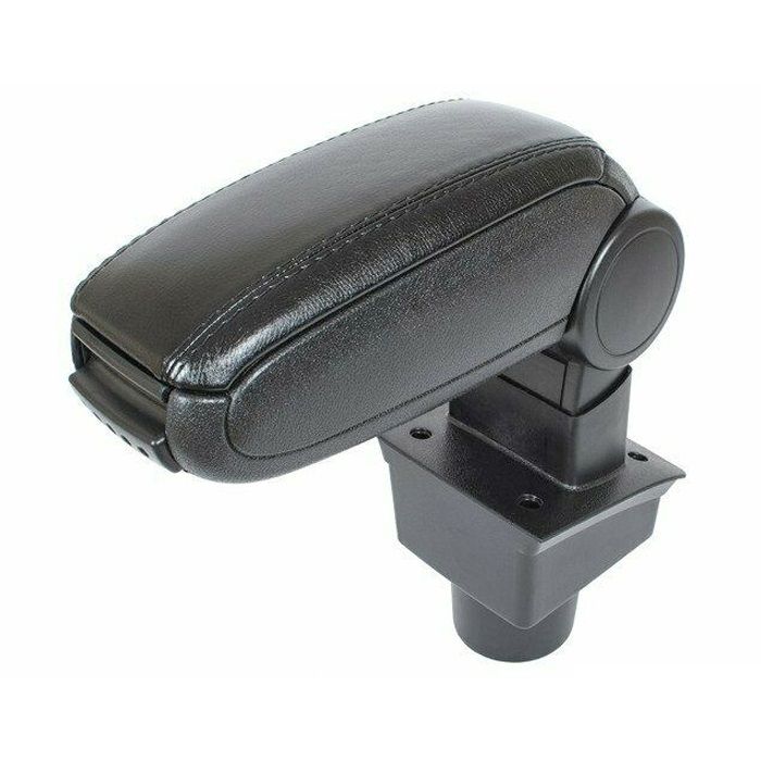 VW PASSAT B6 2005-2010 Reposabrazos Central Apoyabrazos para Coches Negro Cuero