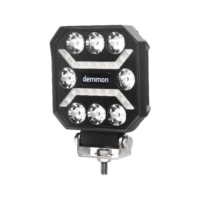 LED Arbeitsscheinwerfer ''DEMMON'' DRL 12V 24V 27W Spot Beam Leuchten Lampe Weiß