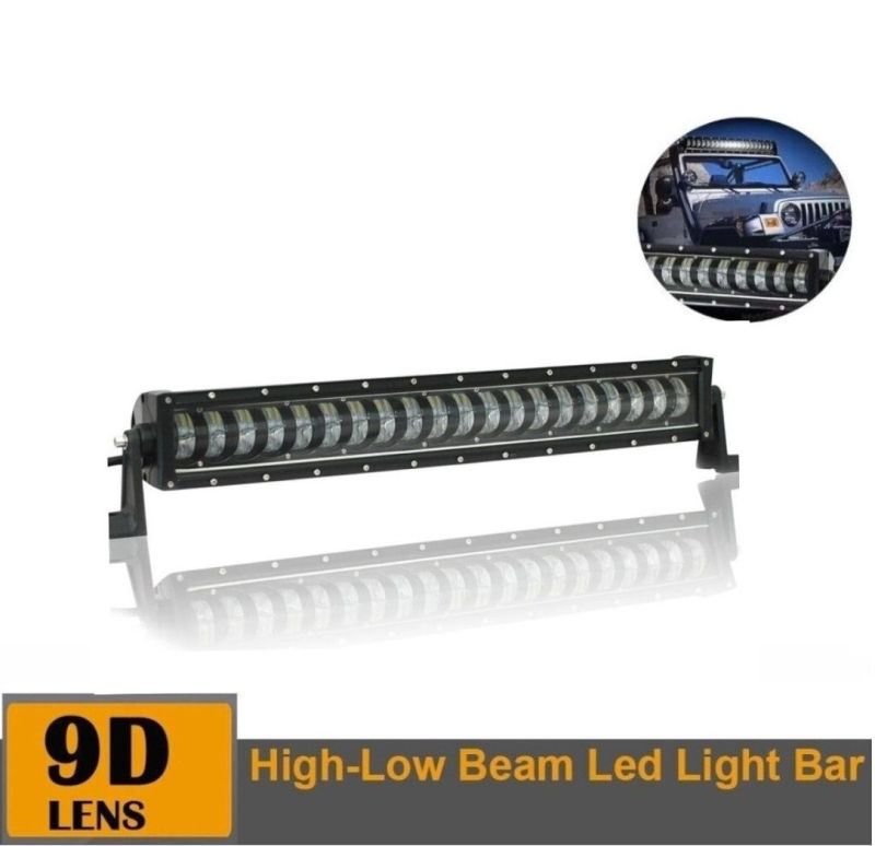 9D LED BAR Luces de trabajo 88.5cm Hi/Lo 19200Lm 240W 10-30V Luz de trabajo Luz de inundación Auto Coche SUV 