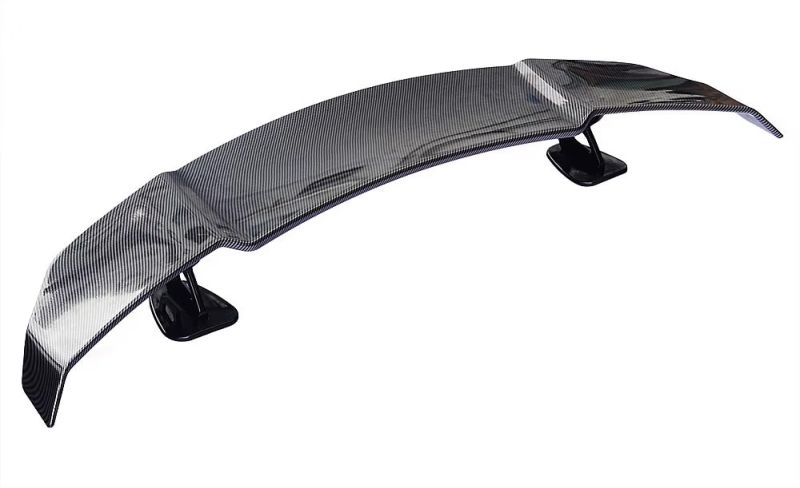 Aileron Arrière Universel Levre Becquet Aspect Carbone Sport Tronc Coffre Couvercle Voiture