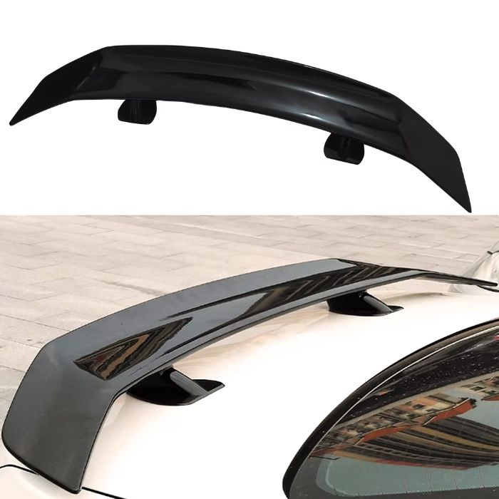 Spoiler Universal 135cm Shiny Gloss Black Rear Trunk Wing Lid Trunk Car