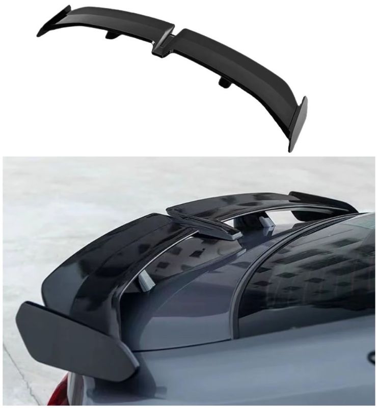 Universal Aleron Spoiler 136cm Trasero Labio Tronco Piano Negro Lucios Glanz Maletero Tapa Aleta Coche