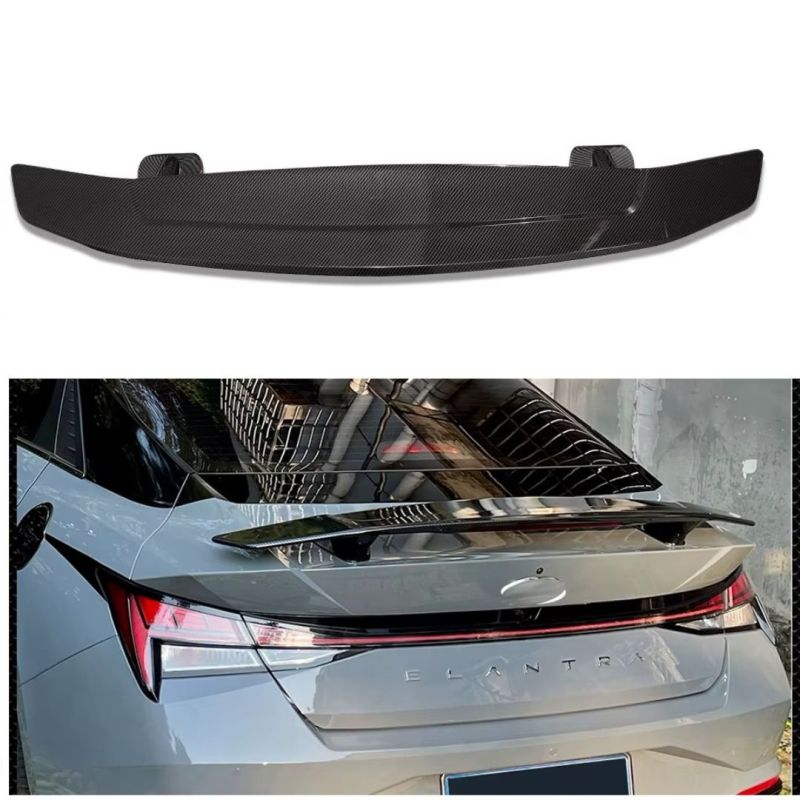 Spoiler Universal 133cm Carbon Look Rear Trunk Wing Lid Trunk Car