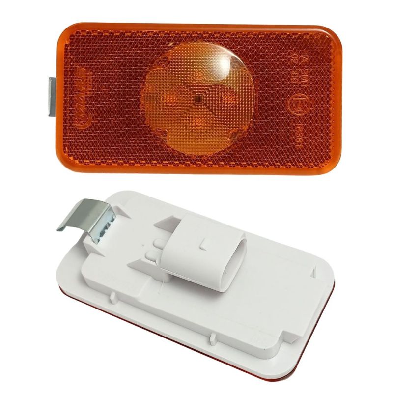 LED VOLVO FH FM FL ,RENAULT T Camion Enchufe Luces Luz Gabarit Laterales Ambar Reflector Derecho Izquerdo E4